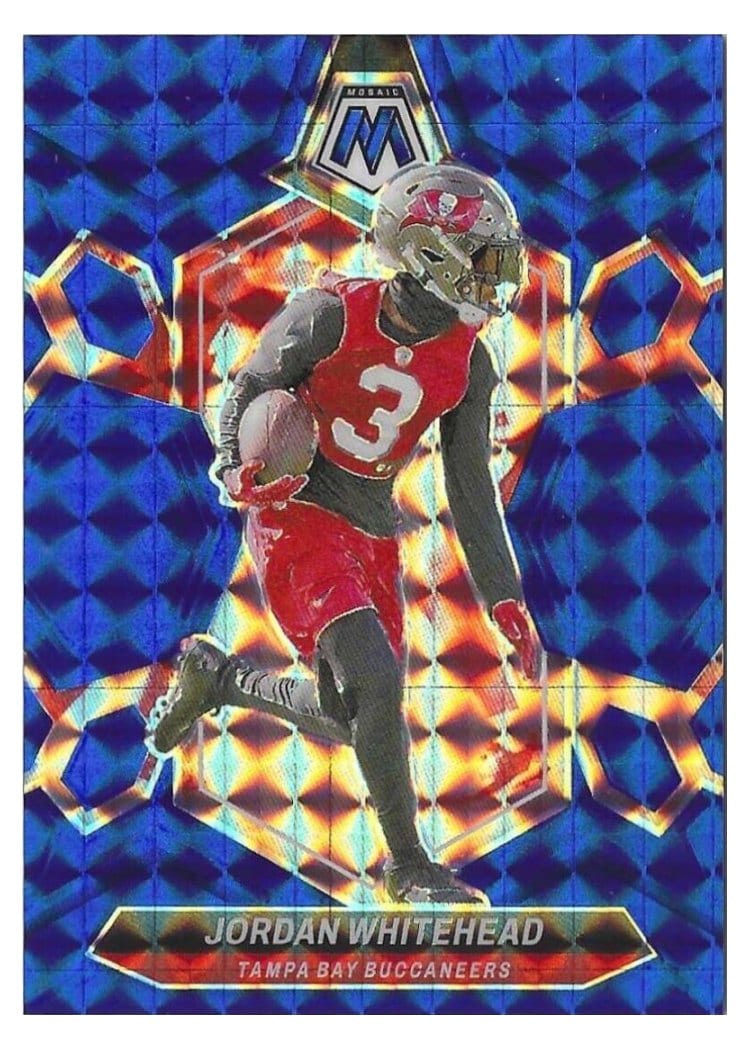 2024 Panini Mosaic Base Set Jordan Whitehead Blue #210 card