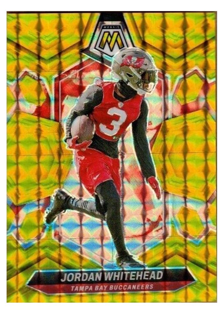 2024 Panini Mosaic Base Set Jordan Whitehead Gold #210 card