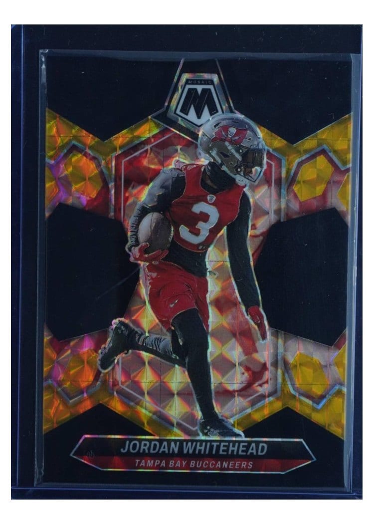 2024 Panini Mosaic Base Set Jordan Whitehead Black Gold Choice #210 card