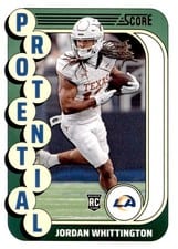 2024 Score Protential Jordan Whittington #5 card