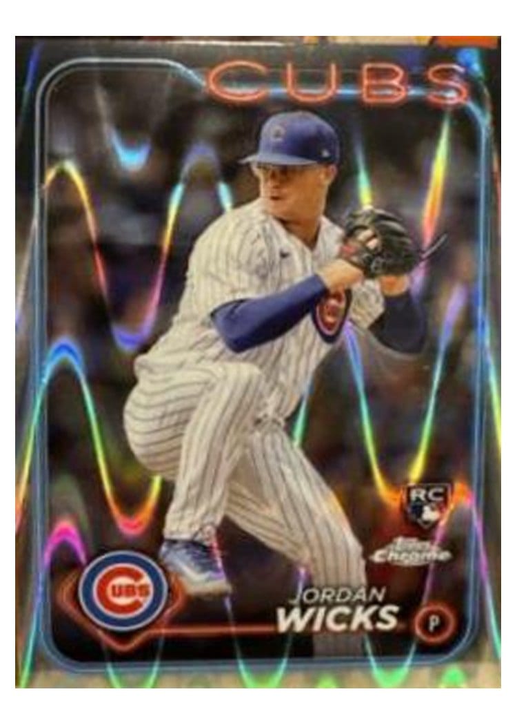 2024 Topps Chrome Base Set Jordan Wicks #67 card