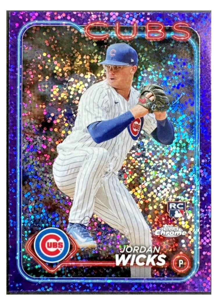 2024 Topps Chrome Base Set Jordan Wicks #67 card