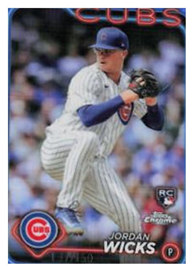 2024 Topps Chrome Base Set Jordan Wicks #67 card