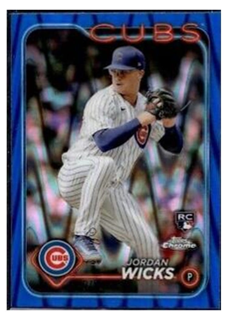 2024 Topps Chrome Base Set Jordan Wicks #67 card