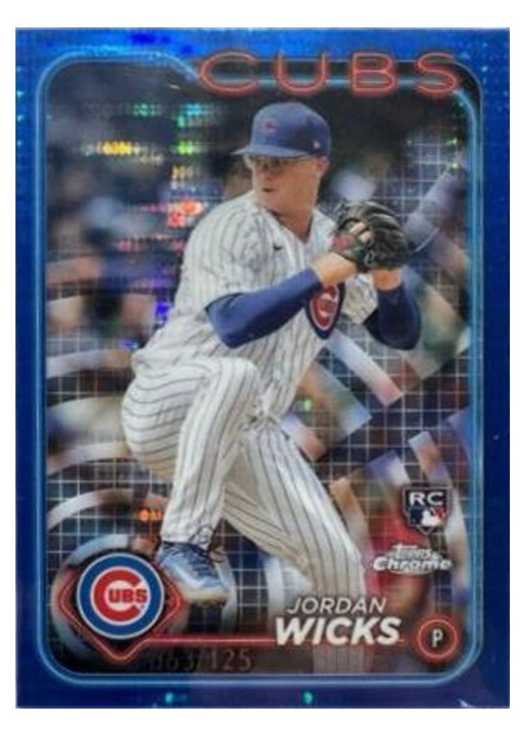 2024 Topps Chrome Base Set Jordan Wicks #67 card