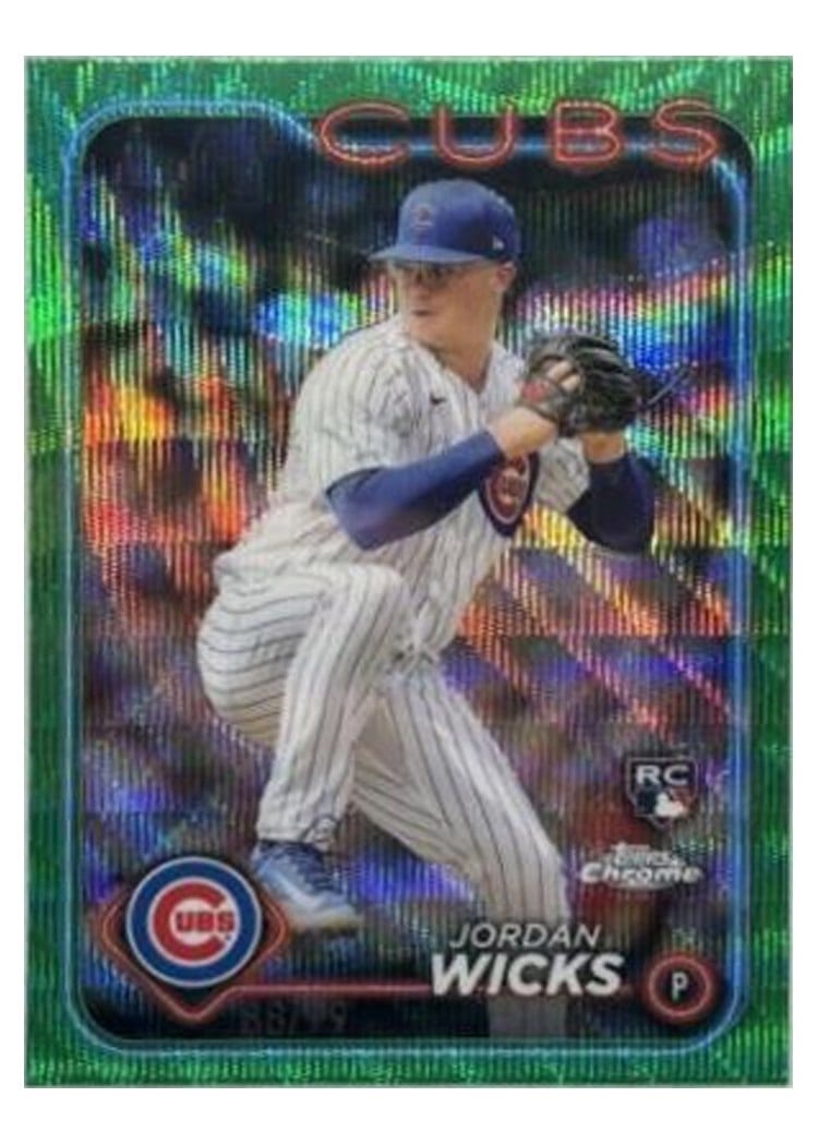 2024 Topps Chrome Base Set Jordan Wicks #67 card
