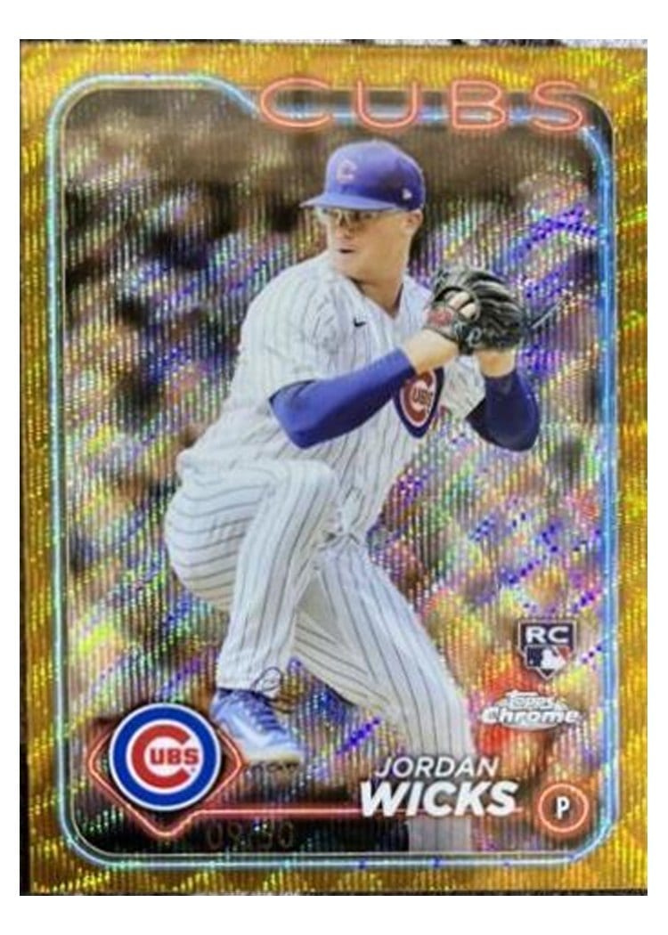 2024 Topps Chrome Base Set Jordan Wicks #67 card