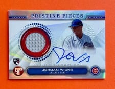 2024 Topps Pristine Pieces Autograph Relic Jordan Wicks #PPAR-JWI card