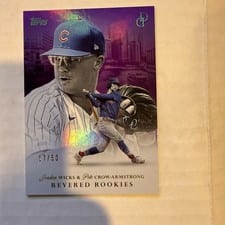 2024 Topps Dynamic Duals Revered Rookies Jordan Wicks / Pete Crow-Armstrong #RR-06 card