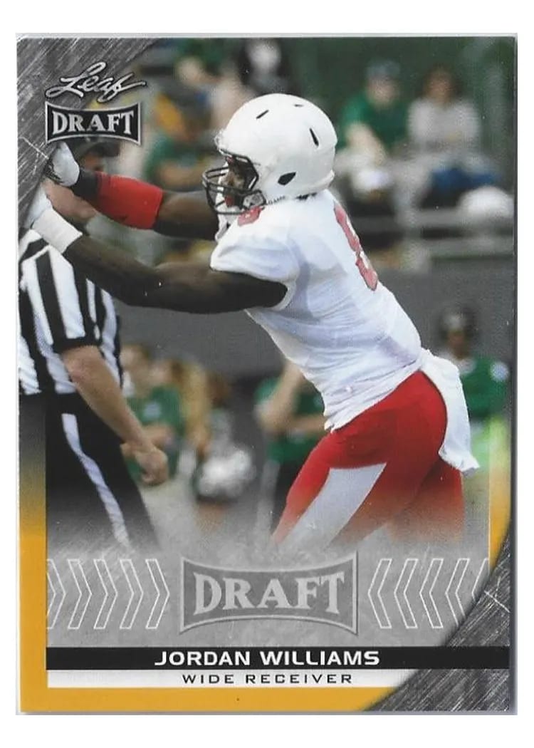 2016 Leaf Draft Jordan Williams #46 card