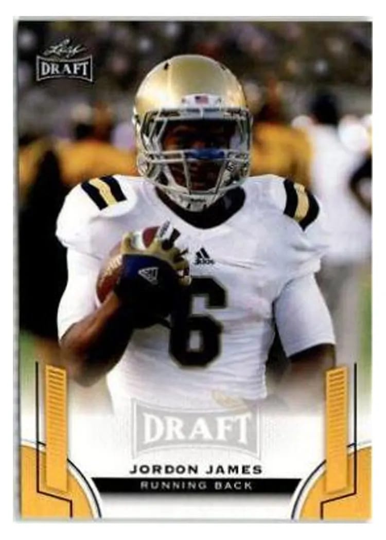 2015 Leaf Draft Jordon James Gold #73 card