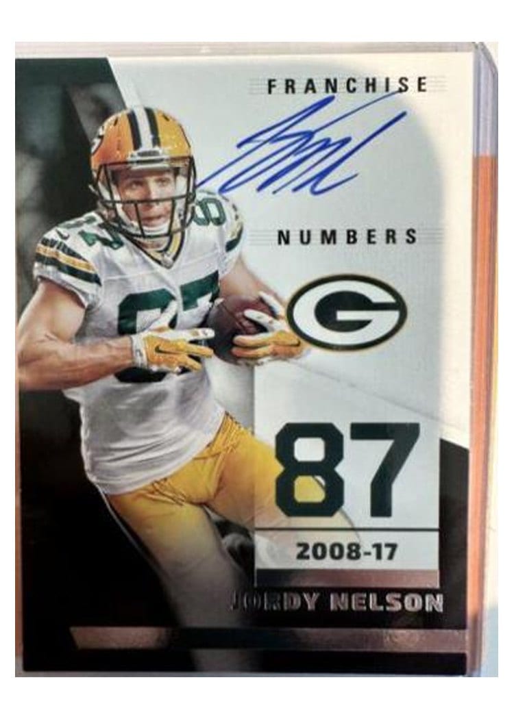 2022 Panini Illusions Franchise Numbers Jordy Nelson #FN-JN card