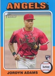 2024 Topps Heritage Base Set Jordyn Adams #396b card