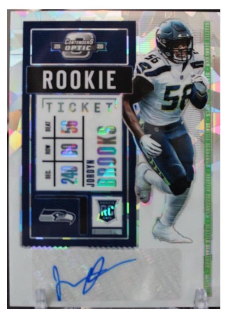 2020 Panini Contenders Optic Base Set Jordyn Brooks #154 card