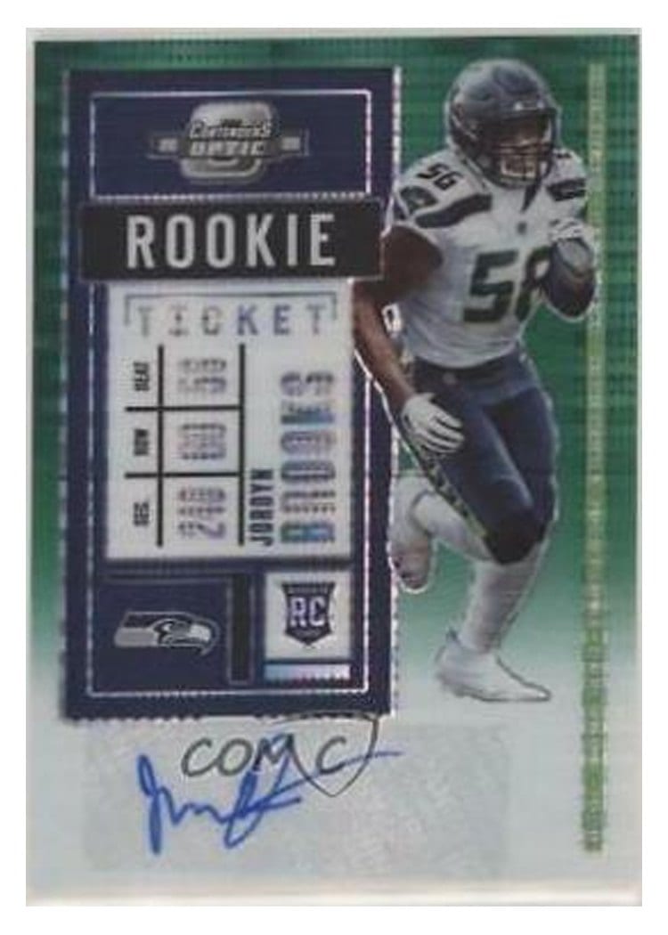 2020 Panini Contenders Optic Base Set Jordyn Brooks #154 card