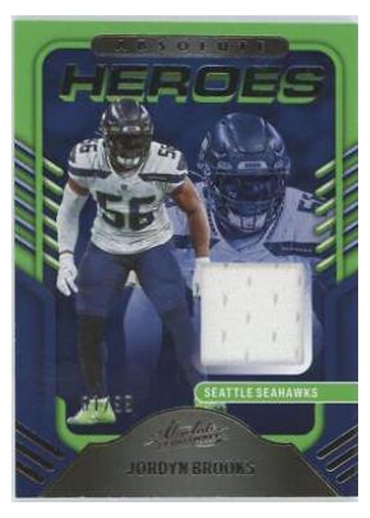 2022 Panini Absolute Absolute Heroes Jordyn Brooks #AH-29 card