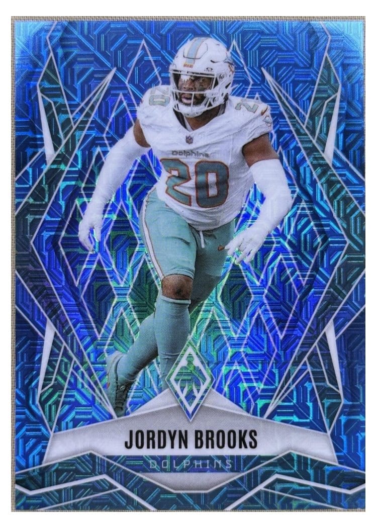 2025 Panini Phoenix Base Set Jordyn Brooks Light Blue Mojo #19 card