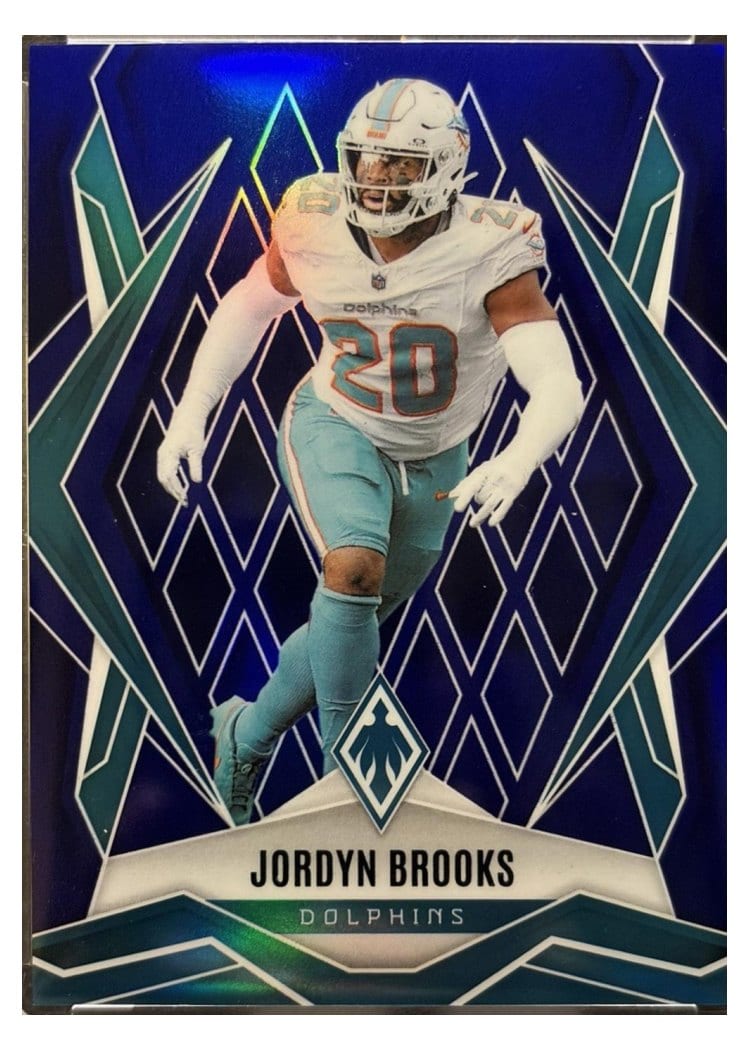 2025 Panini Phoenix Base Set Jordyn Brooks Blue #19 card