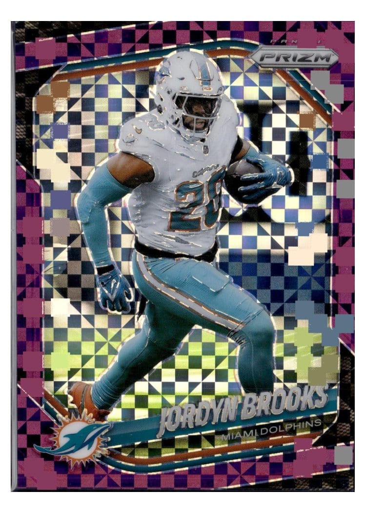 2025 Panini Prizm Base Set Jordyn Brooks Purple Power #129 card