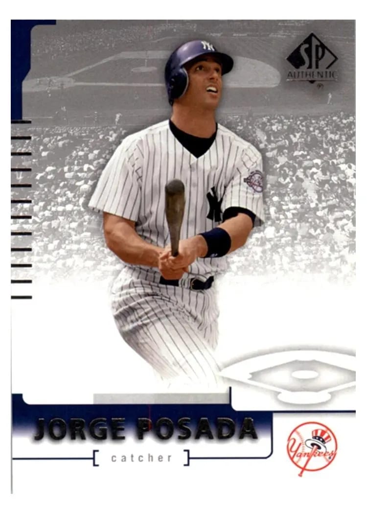 2004 SP Authentic Jorge Posada #4 card