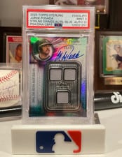 2025 Topps Sterling Swings Autographed Relics Jorge Posada #SWA-JPO