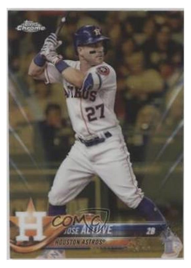 2018 Topps Chrome Base Set Jose Altuve #200 card
