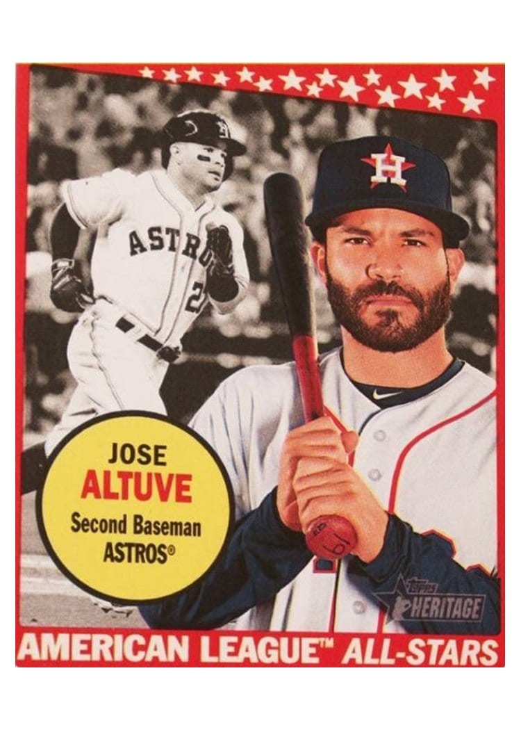 2018 Topps Heritage Base Set Jose Altuve #78 card