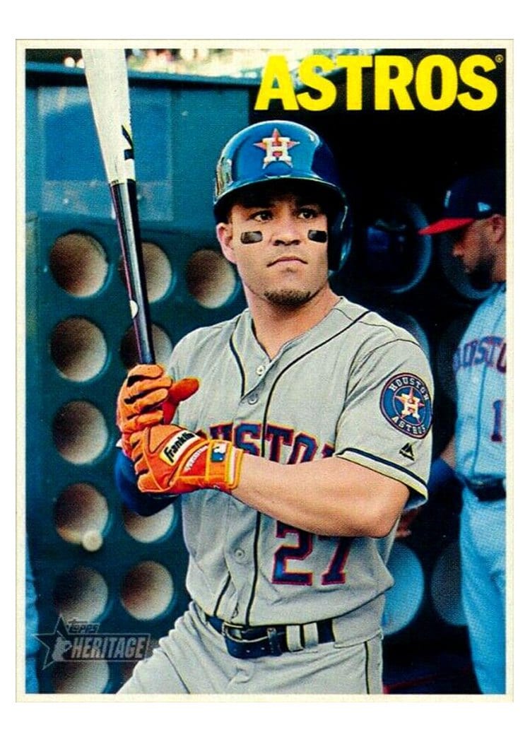 2019 Topps Heritage Base Set Jose Altuve #409 card
