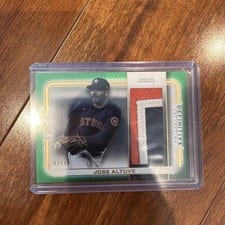 2023 Topps Definitive Collection Jumbo Relic Collection Jose Altuve #DJR-JAL card