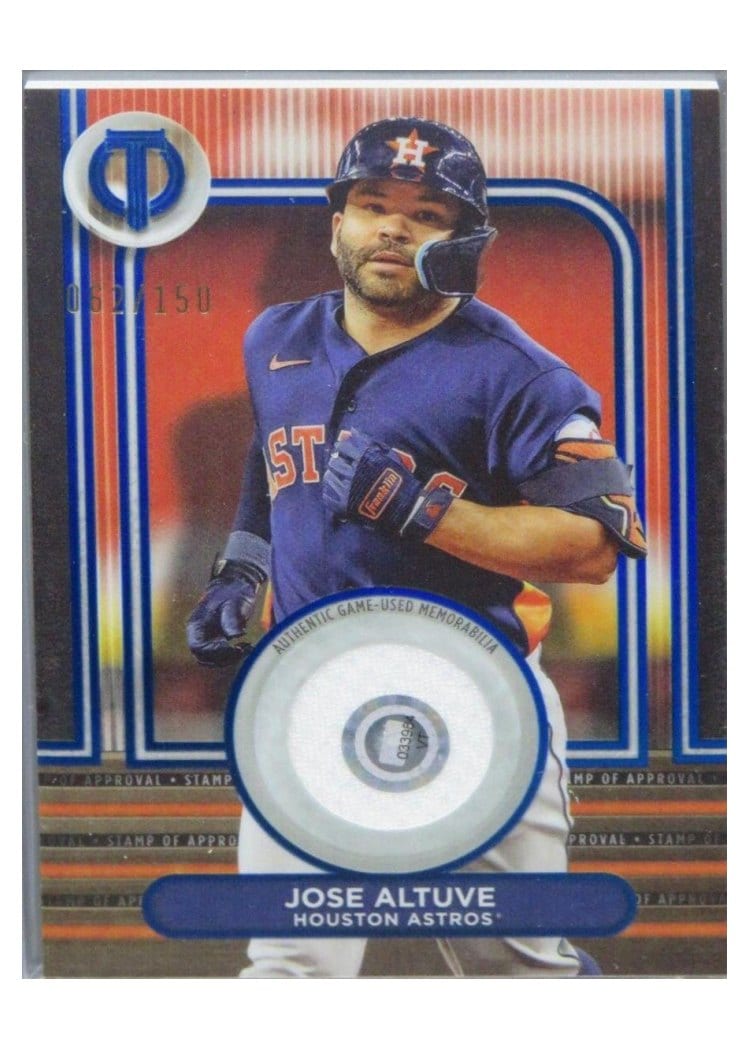 2024 Topps Tribute Stamp Of Approval Jose Altuve #SOA-JA card