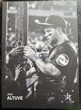 2025 Topps Black & White Base Set Jose Altuve #11 card