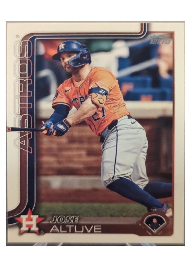 2025 Topps Real One Relics Jose Altuve #260 card