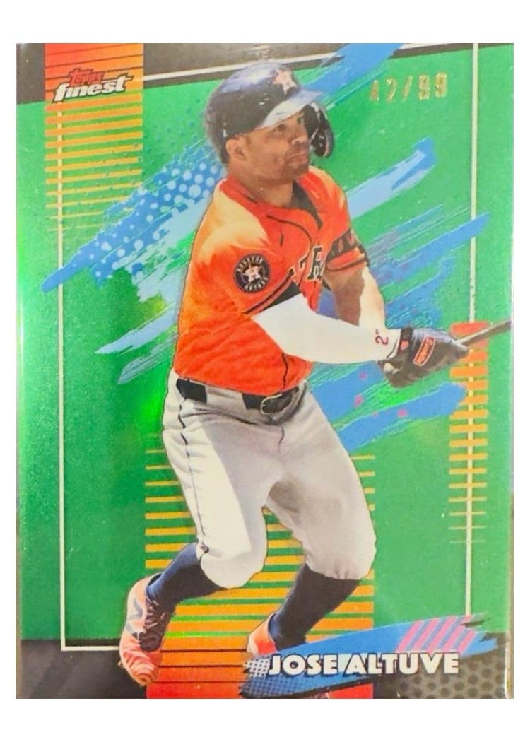 2026 Topps Finest Jose Altuve #112 card