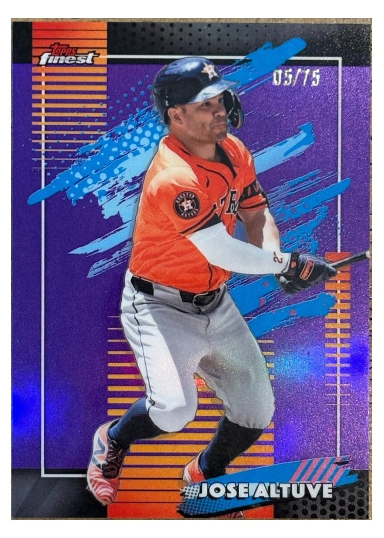 2026 Topps Finest Jose Altuve #112 card