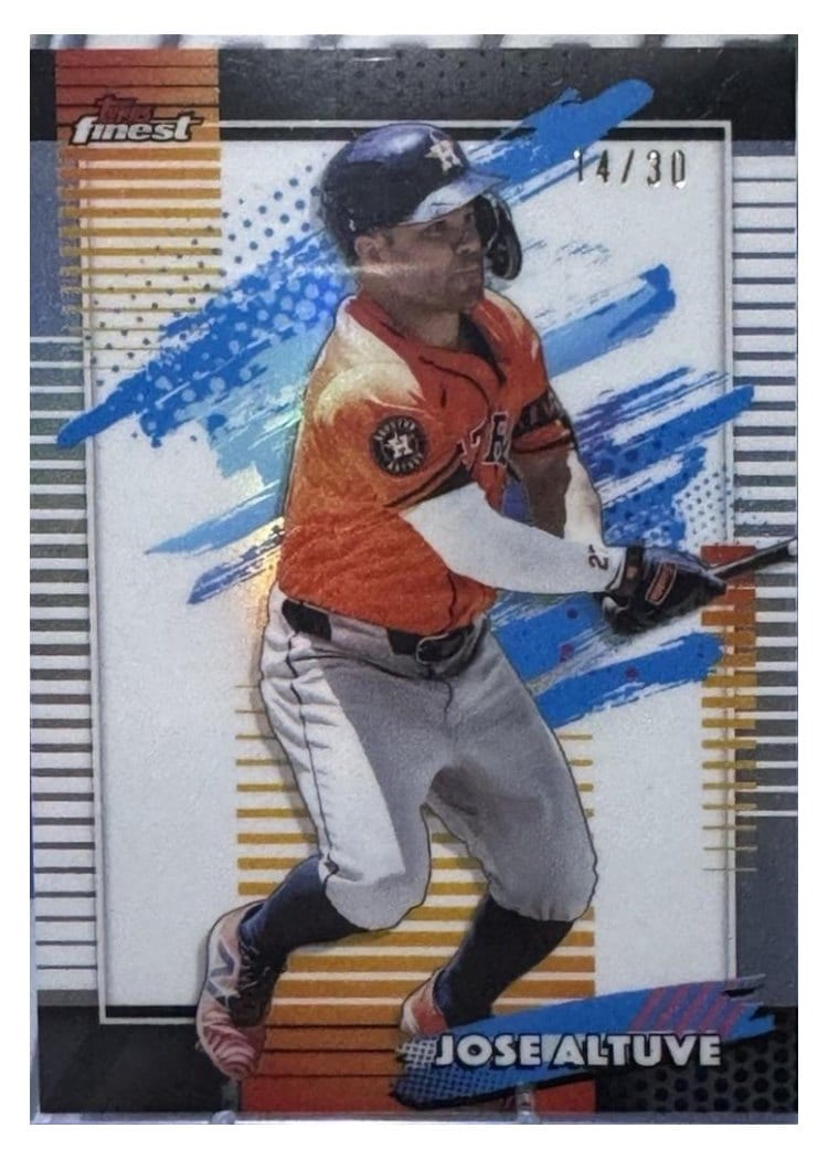 2026 Topps Finest Jose Altuve #112 card
