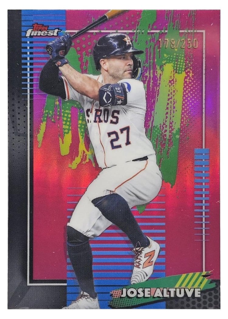 2026 Topps Finest Jose Altuve #8 card