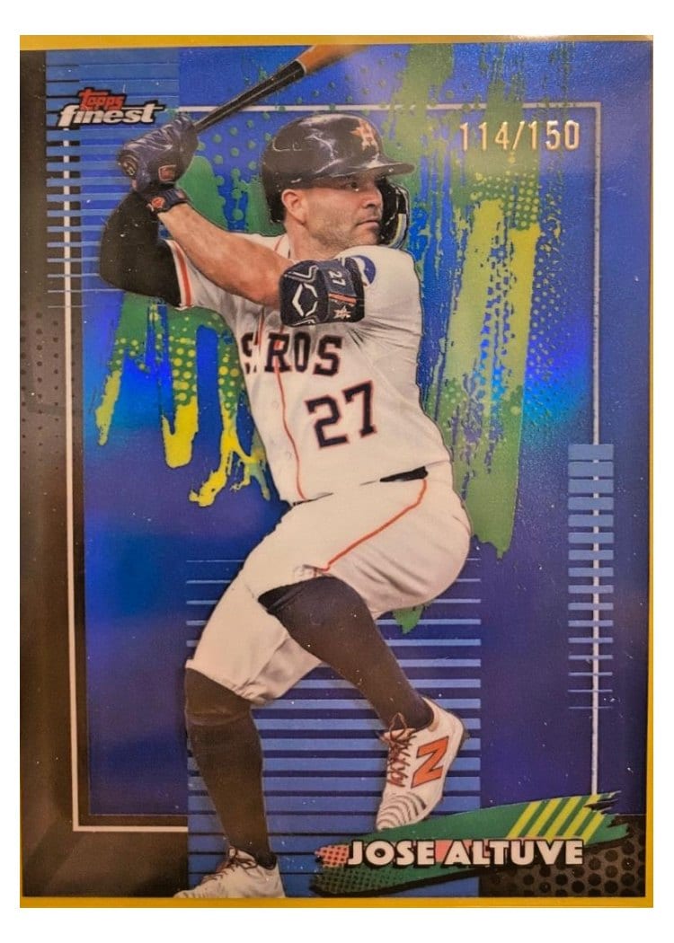 2026 Topps Finest Jose Altuve #8 card