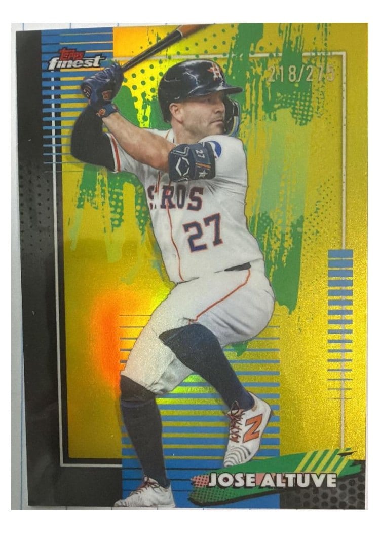 2026 Topps Finest Jose Altuve #8 card