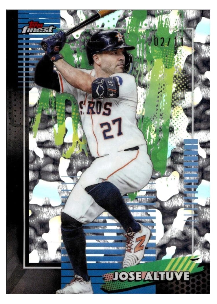 2026 Topps Finest Jose Altuve #8 card