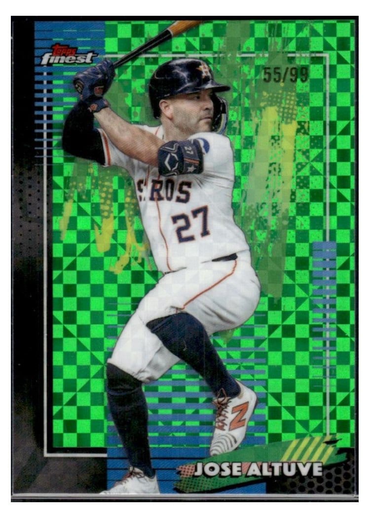 2026 Topps Finest Jose Altuve #8 card