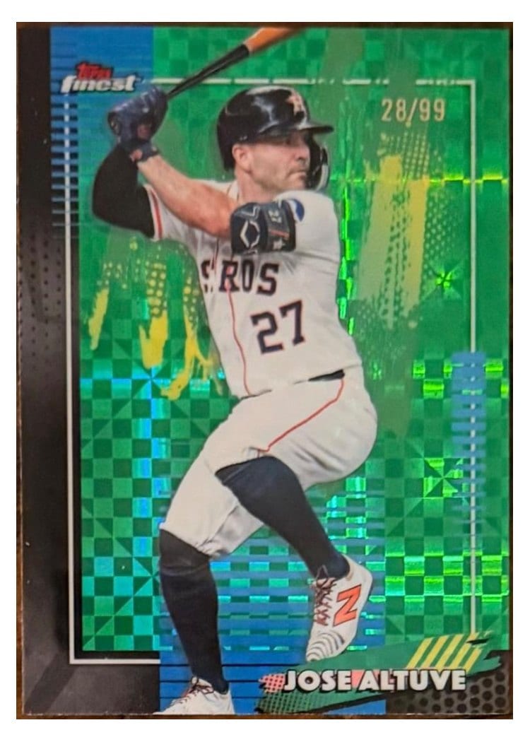 2026 Topps Finest Jose Altuve #8 card