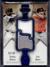 2026 Topps Tier One Dual Player Relics Jose Altuve #DPR-AA card