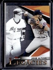 2021 Finest Legacies Jose Altuve / Craig Biggio #FL-JA card
