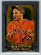 2024 Topps Allen & Ginter Chrome Jose Altuve (Houston Astros) #29 card