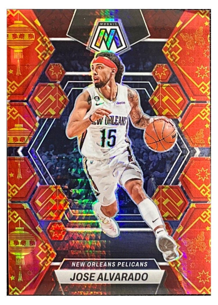 2022-23 Panini Mosaic Base Set Jose Alvarado #185 card
