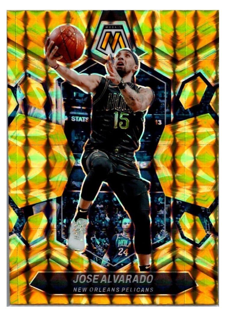 2023-24 Panini Mosaic Base Set Jose Alvarado #186 card