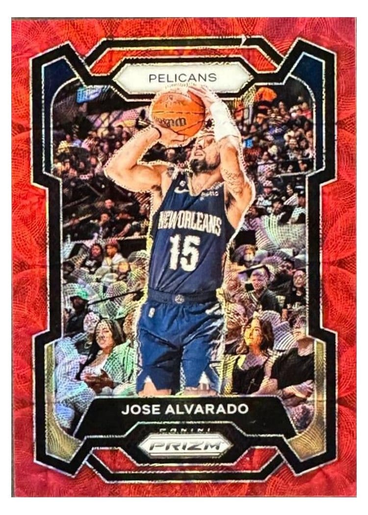 2023-24 Panini Prizm Base Set Jose Alvarado #244 card