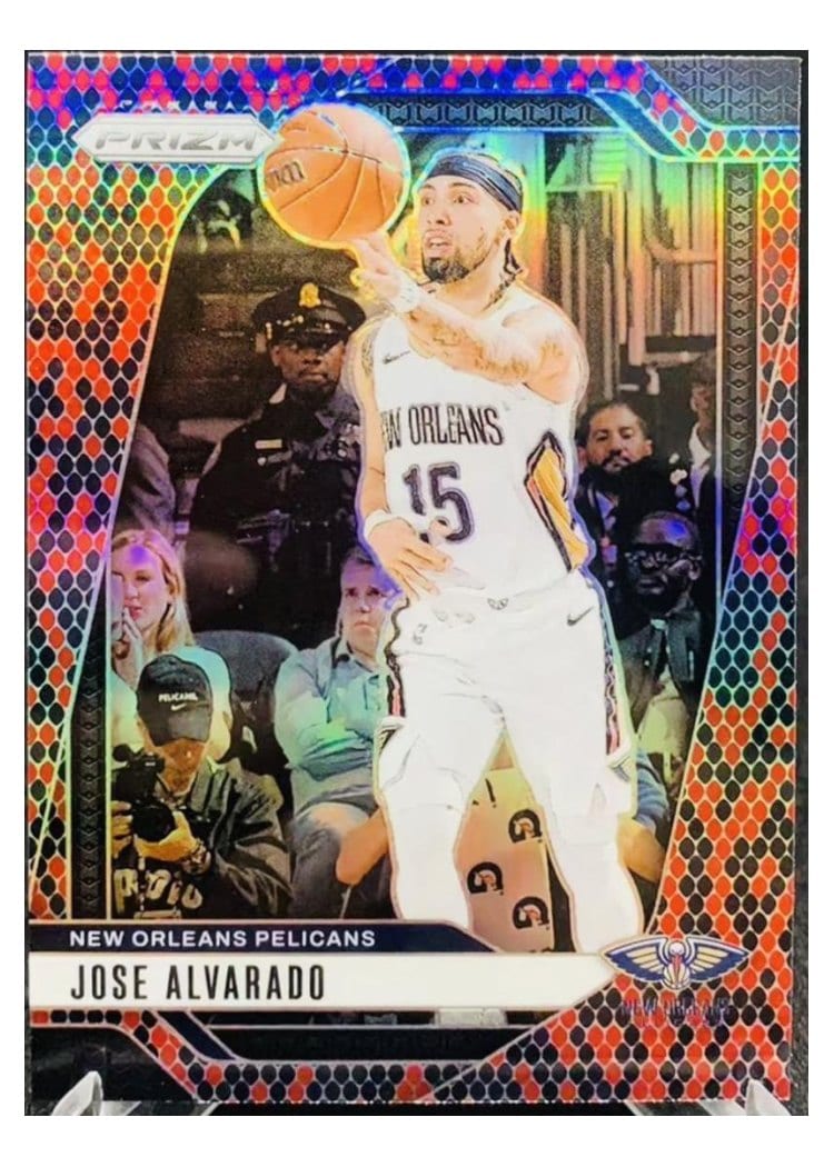2024-25 Panini Prizm Base Set Jose Alvarado #167 card