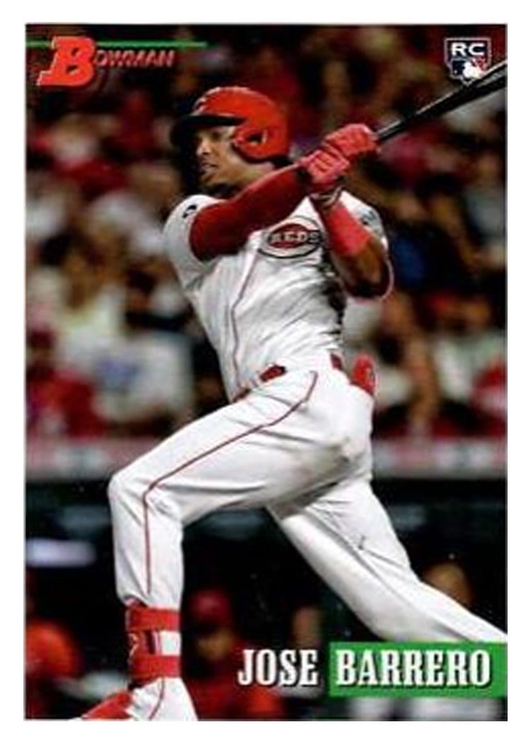 2021 Bowman Heritage Base Set Jose Barrero #55 card