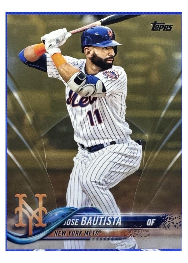 2018 Topps Update Base Set Jose Bautista #US221 card